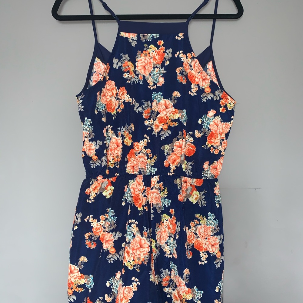 Floral Romper w/ Pockets